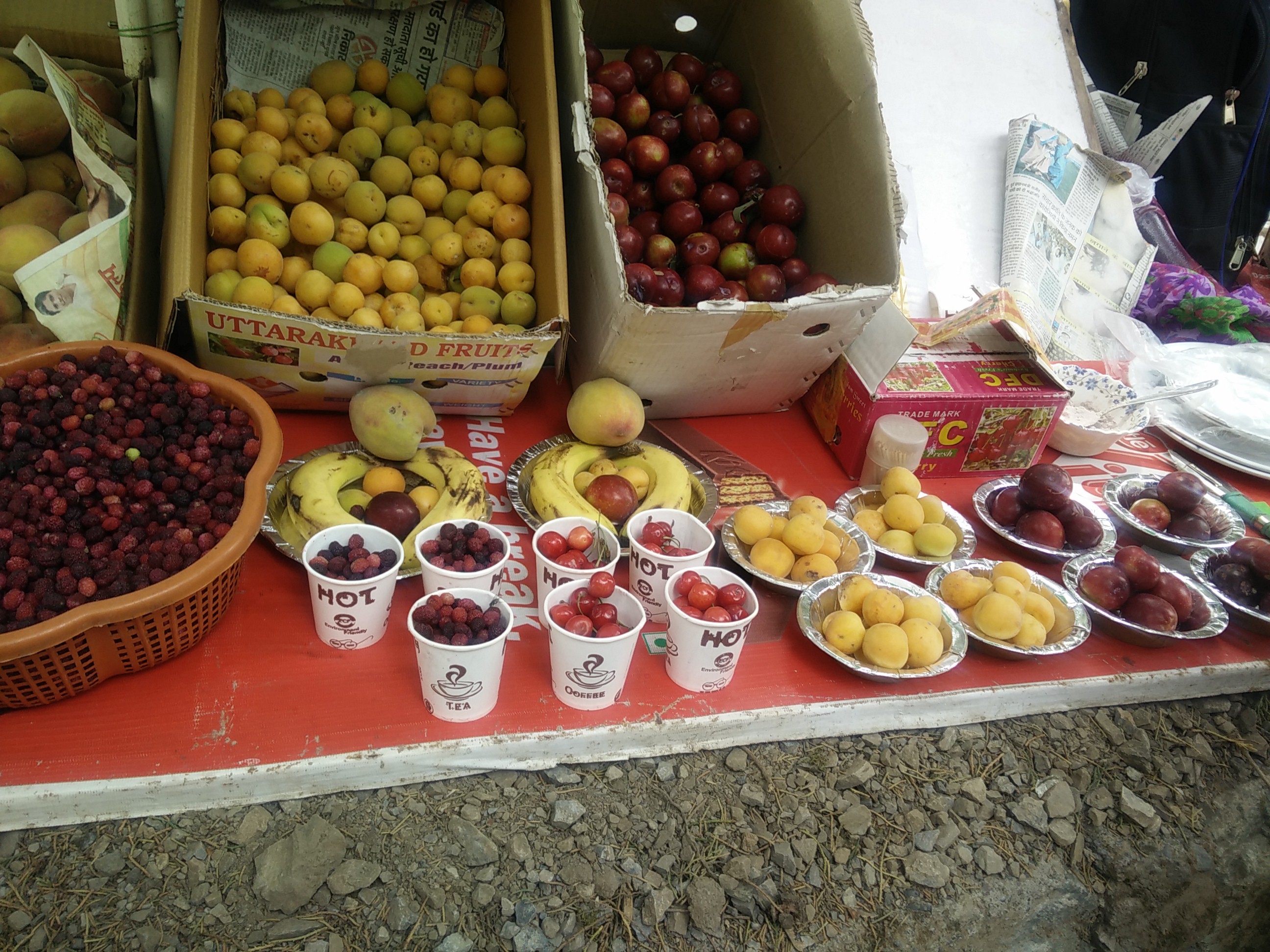 A fruit stall