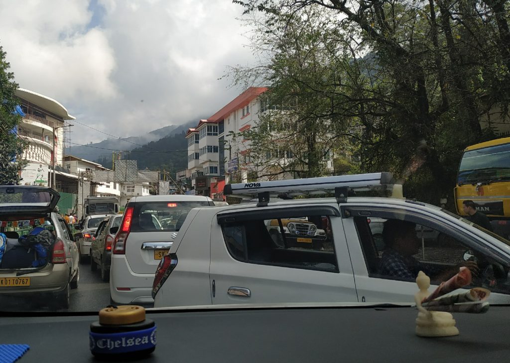 Traffic in Gangtok