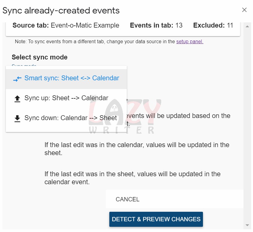 How to create Google Calendar events from Google Sheets The Lazy Writer