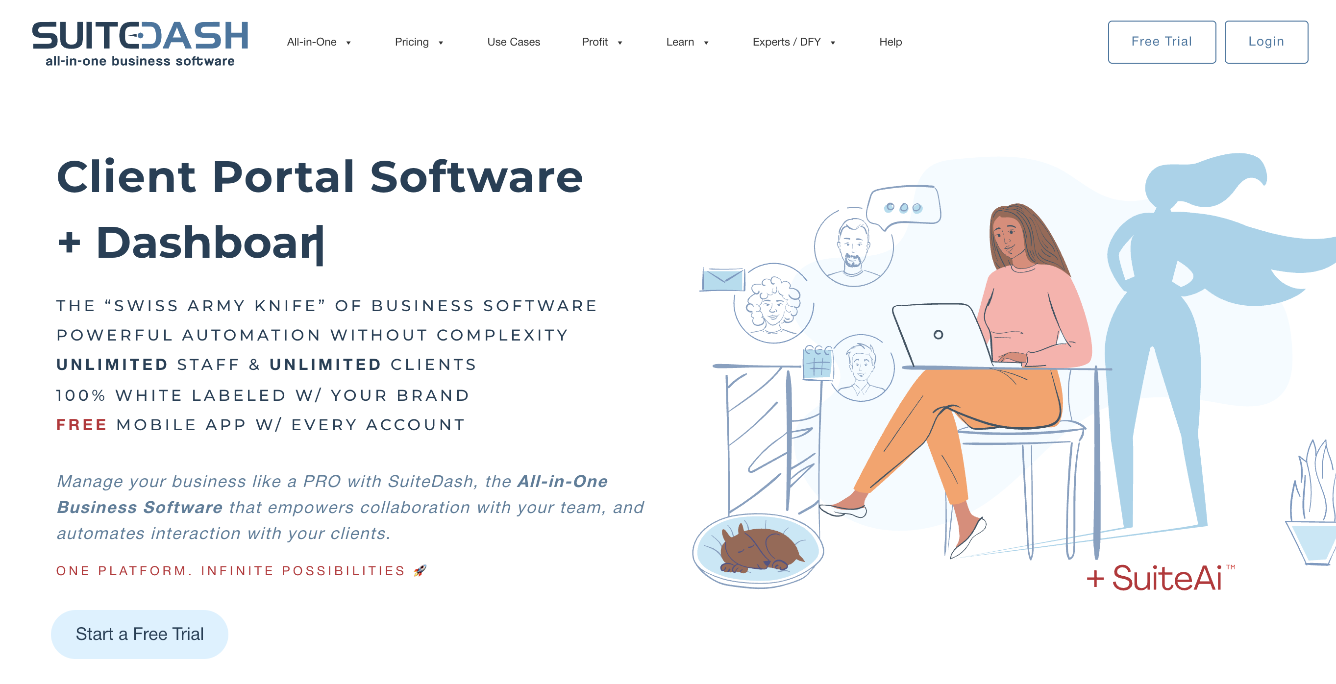 SuiteDash Review Image - All-in-One Client Management for Freelancers & Agencies